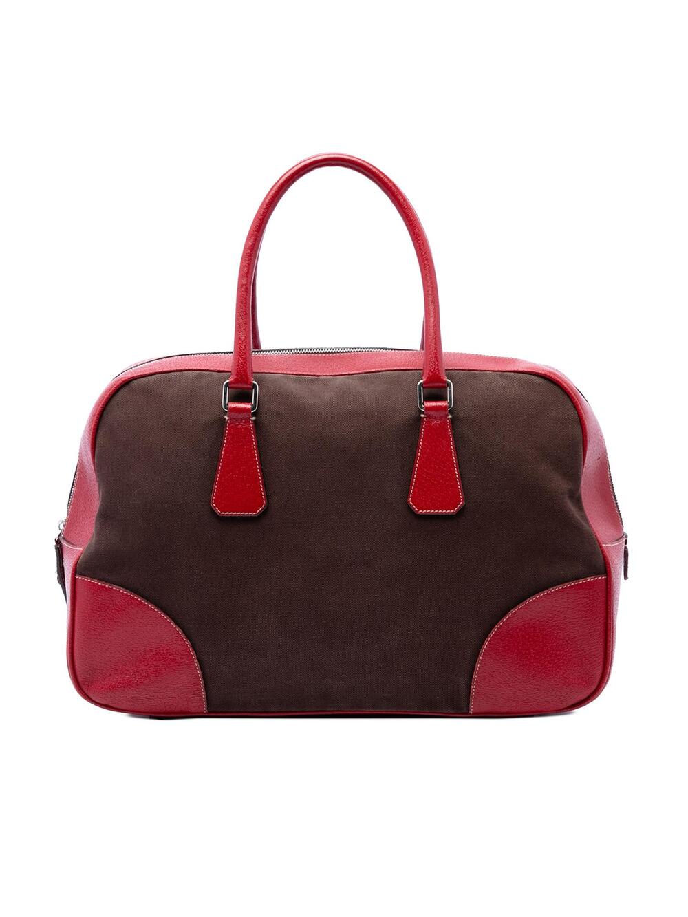 Prada Cinghiale Trimmed Canvas Canapa #374292P56B